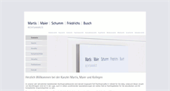 Desktop Screenshot of mmrj-anwaelte.de