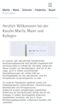 Mobile Screenshot of mmrj-anwaelte.de