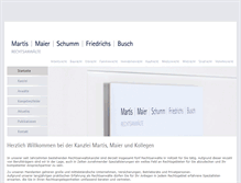 Tablet Screenshot of mmrj-anwaelte.de